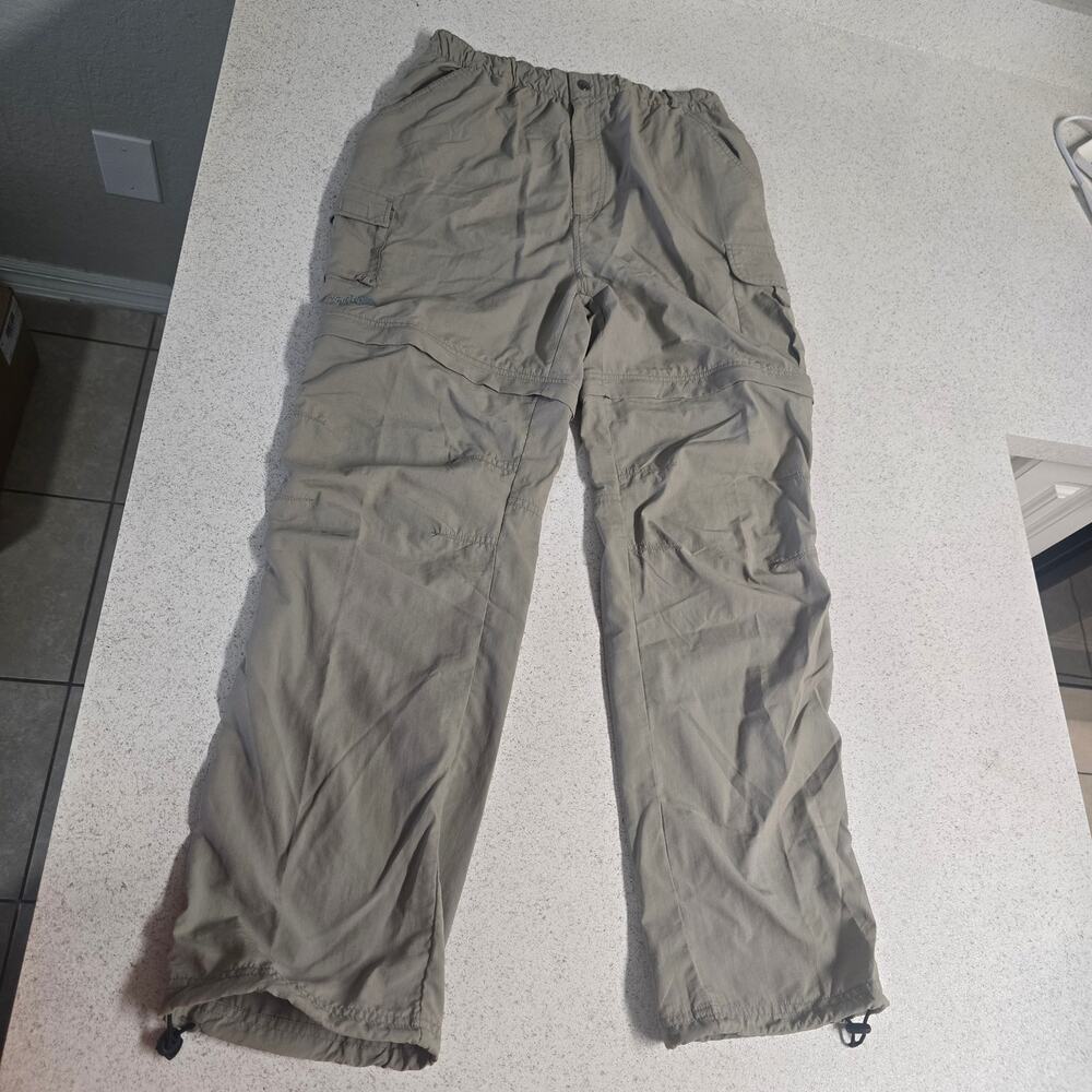 The North Face Convertible Hiking Pants Large Womens Zip-Off Cargo Trail Pants